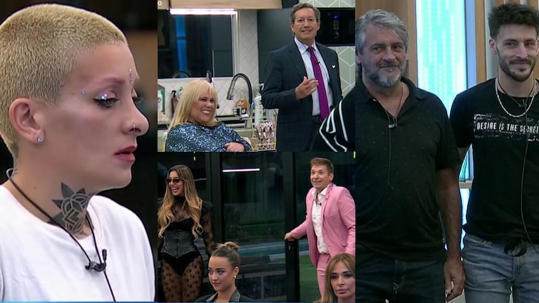 Sol Pérez, Gastón Trezeguet, Laura Ubfal y Ceferino Reato sorprendieron a los participantes de Gran Hermano