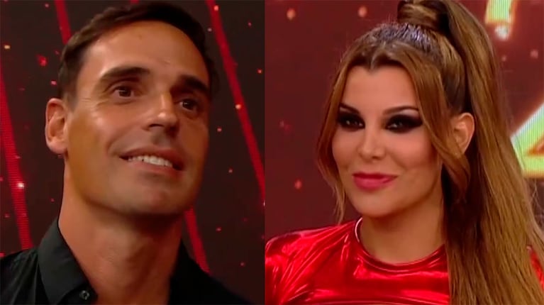 Roberto Storino y Charlotte Caniggia