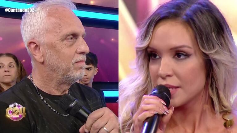 El cara a cara de Andrés Nara y Alicia Barbasola en la pista del Cantando: “Estamos muy distanciados”