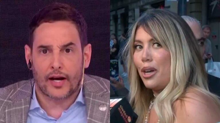 Rodrigo Lussich explotó en vivo contra Wanda Nara: “Si tenés ovarios decilo”
