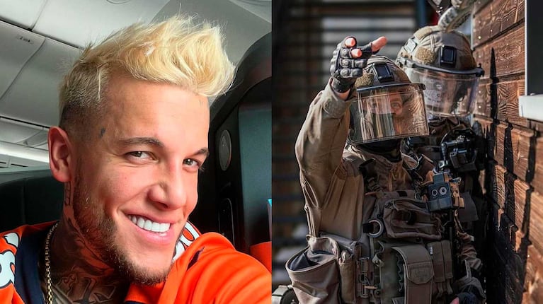 Cómo es el entrenamiento militar extremo que hace Alex Caniggia para ser tropa de élite