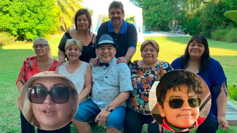 Por qué Verónica Ojeda fulminó a las hermanas de Diego Maradona: qué le hicieron a Dieguito
