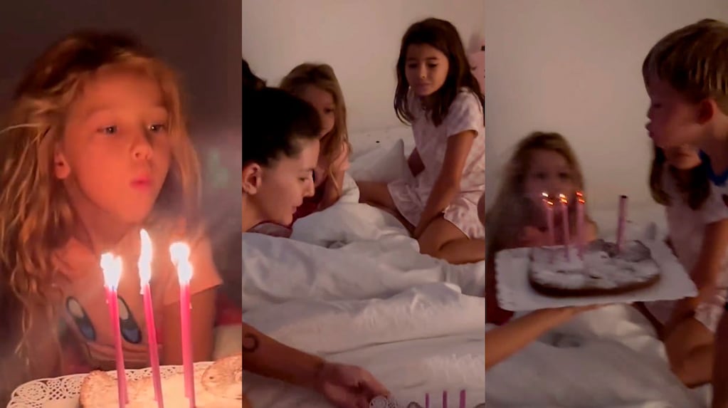 El video: China Suárez sorprendió a Magnolia Vicuña en el día de su cumpleaños