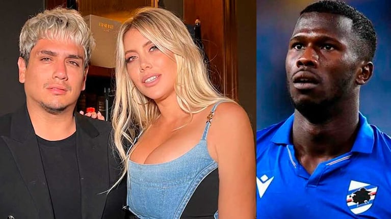 Filtraron audios de Keita Baldé y el asistente de Wanda Nara que podrían perjudicarla frente a Mauro Icardi