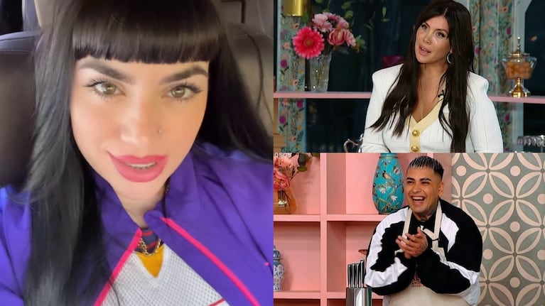 La novia de Callejero Fino habló de Wanda Nara luego de que se mostraran muy cerca en Bake Off