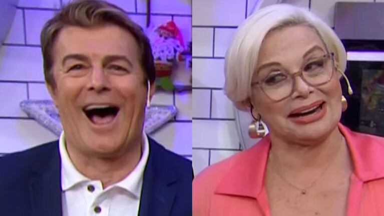 Carmen Barbieri sacó a la luz un romance de Gabriel Corrado y lo descolocó en vivo