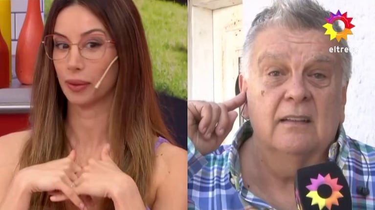 Estefi Berardi incomodó fuerte a Luis Ventura al indagar sobre su intimidad con Fabiana Liuzzi