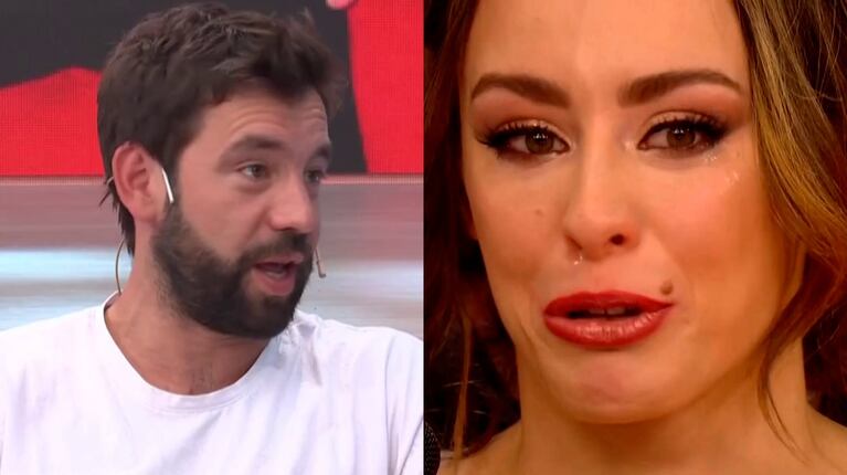 Cachete Sierra contó que habló en privado con Fiorella Giménez tras romper en llanto en el Bailando