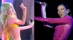 El pícaro guiño de Young Miko a Tini Stoessel en un show: el video