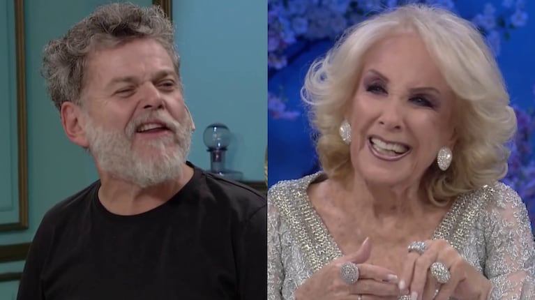 Alfredo Casero piropeó jugadísimo a Mirtha Legrand en su mesa y ella se puso colorada: el video
