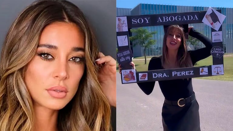 Video: Sol Pérez se recibió de abogada y contó la increíble nota que se sacó en el último examen