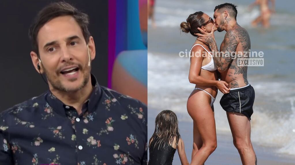 El pícaro comentario de Rodrigo Lussich al ver a Cami Homs y su novio, muy apasionados en la playa