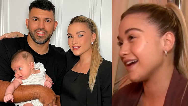 Qué dijo Sofía Calzetti de la posibilidad de mudarse con Kun Agüero a Argentina, a dos meses de ser mamá