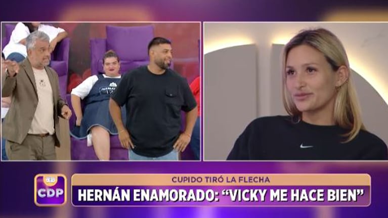 Hernán se separó de su esposa y se puso de novio con Vicky de Cuestión de Peso