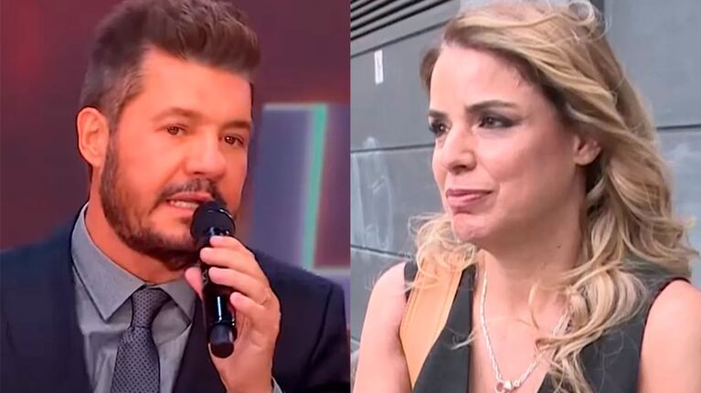 Marcelo Tinelli y Marina Calabró 