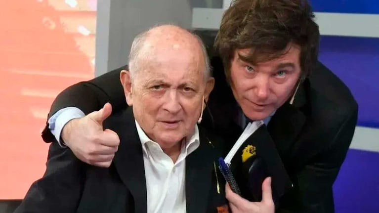 Chiche Gelblung fue internado de urgencia y Javier Milei se acercó a la clínica a visitarlo