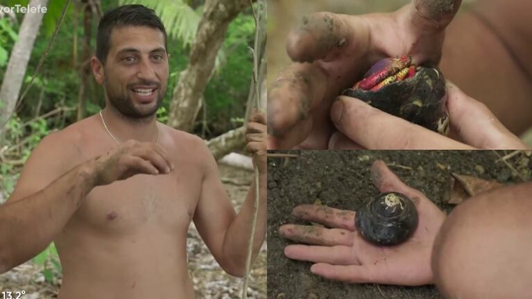El mal momento que pasó un participante de Survivor tras ser mordido por un cangrejo: “Tenía miedo de...”