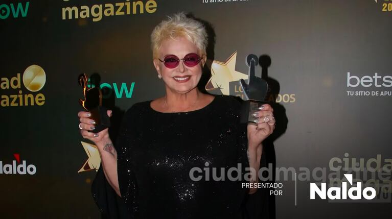 Carmen Barbieri, feliz tras ganar el oro en Los Más Clickeados 2023: “Esto pasa por estar vigente”