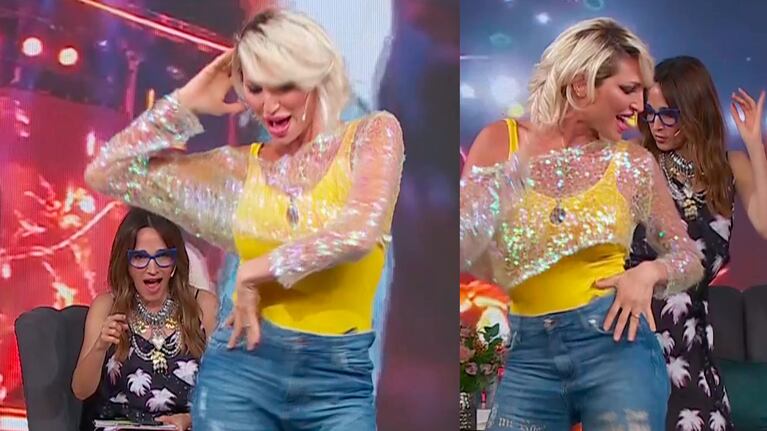 Vicky Xipolitakis le dio clases de bachata en vivo a Vero Lozano: “¡Caderita!”
