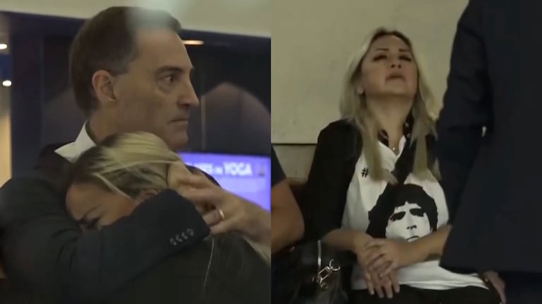 Verónica Ojeda tuvo una crisis y se descompensó en el juicio por la muerte de Diego Maradona: las imágenes