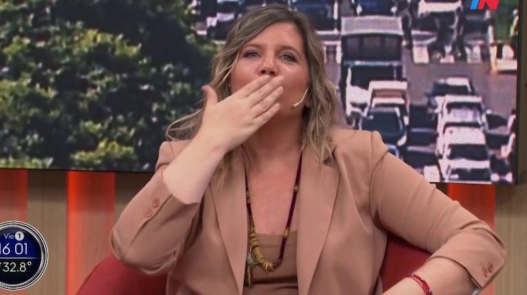 Dominique Metzger se despidió del noticiero de la tarde de TN: “Me llevo el cariño de todo el equipo”