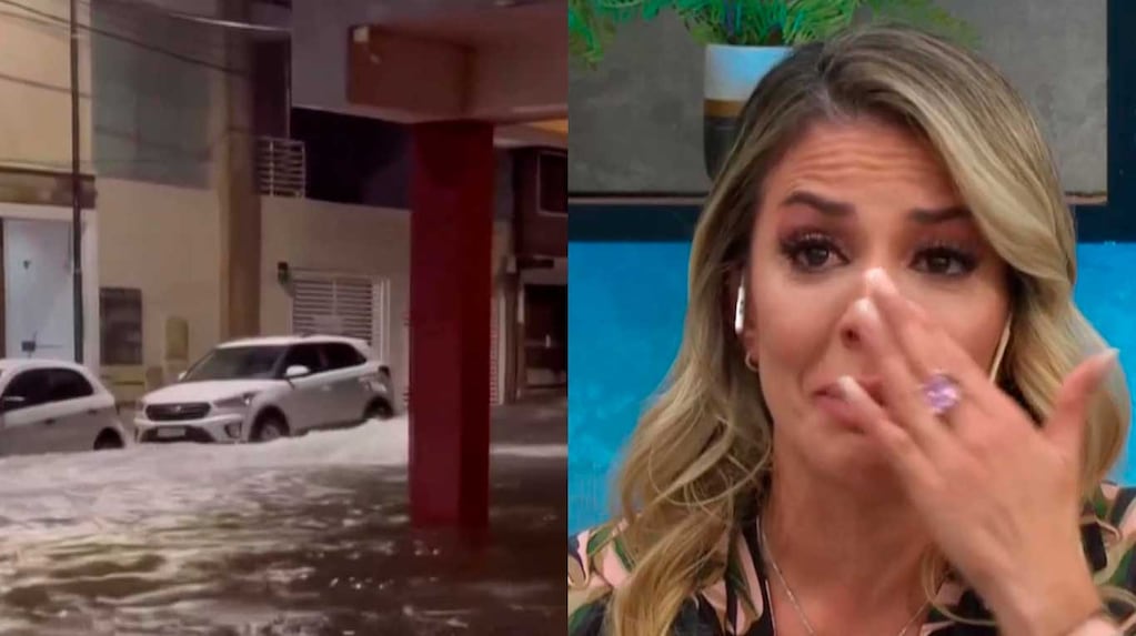 Virginia Gallardo se emocionó hasta las lágrimas al ver el estado de Corrientes en medio de las inundaciones