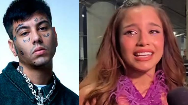 Emilia Mernes rompió en llanto en los Latin Grammy 2024, tras la fuerte versión de separación de Duki