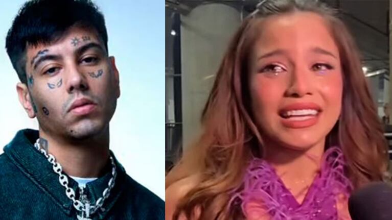 Emilia Mernes rompió en llanto en los Latin Grammy 2024, tras la fuerte versión de separación de Duki