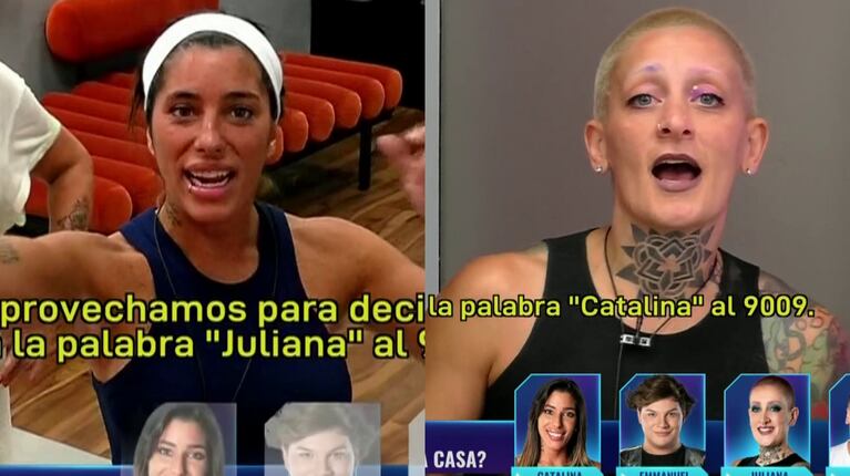 Fuerte reacción de Furia al escuchar a Catalina pedir que la voten para que se vaya de Gran Hermano 2023