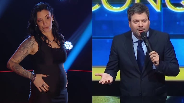 Una participante de The Floor le ofreció a Guido Kaczka ponerle su nombre a su bebé en camino