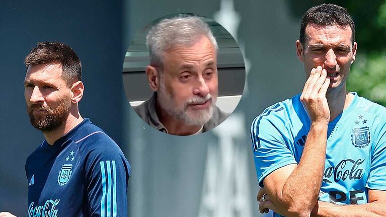 Jorge Rial dio detalles de la pelea entre Leo Messi y Lionel Scaloni en el Maracaná: “Duró 32 segundos”