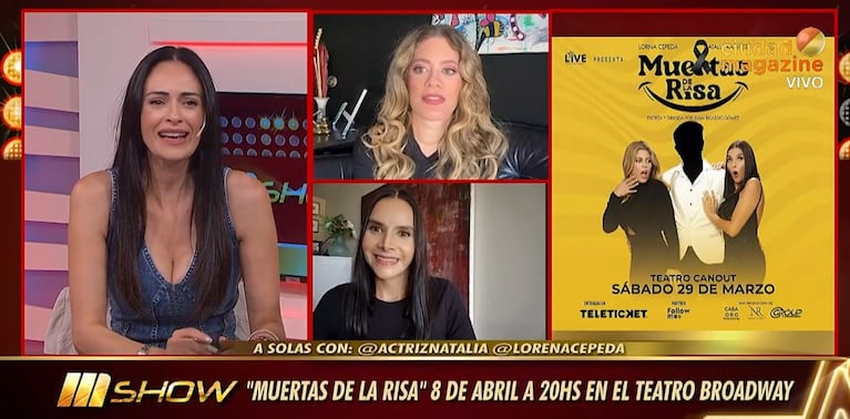 Lorna Cepeda y Natalia Ramírez en Argentina: entrevista a las protagonistas de la obra “Muertas de la risa”
