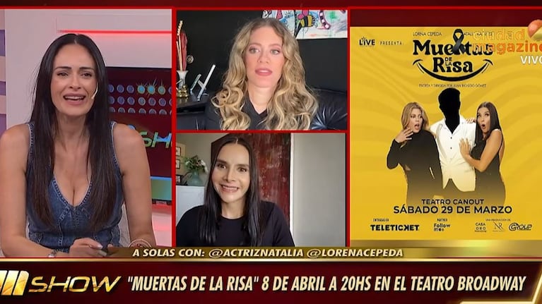 Lorna Cepeda y Natalia Ramírez en Argentina: entrevista a las protagonistas de la obra “Muertas de la risa”