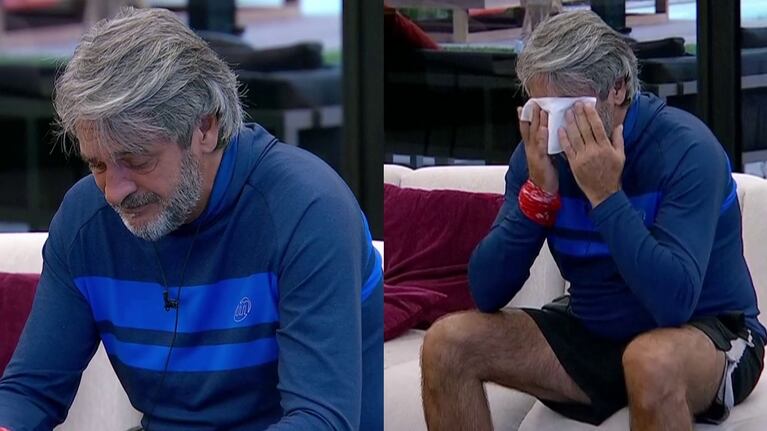 Desconsolado llanto de Darío Martínez Corti en Gran Hermano 2023 al hablar de su papá: “No existió en mi vida”