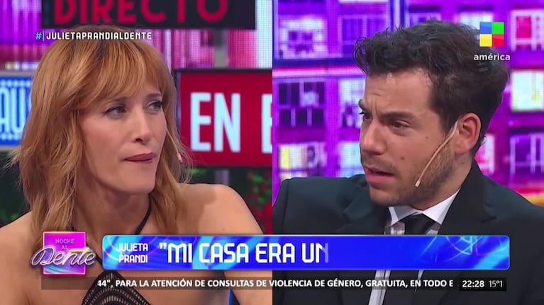 Julieta Prandi recordó su peor momento como víctima de violencia de género: “Quedé atrapada sin documentos”