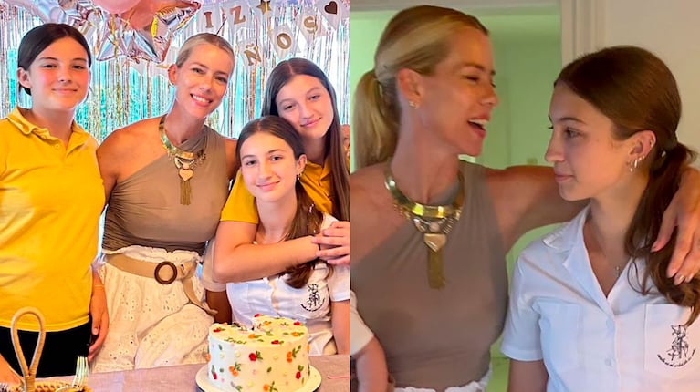 Así fue el festejo sorpresa de Nicole Neumann a Indiana Cubero por su cumpleaños: las fotos