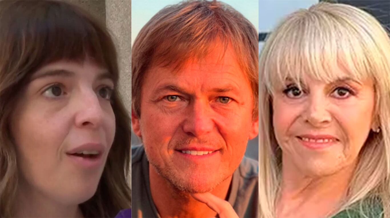 Dalma Maradona, Jorge Taiana y Claudia Villafañe