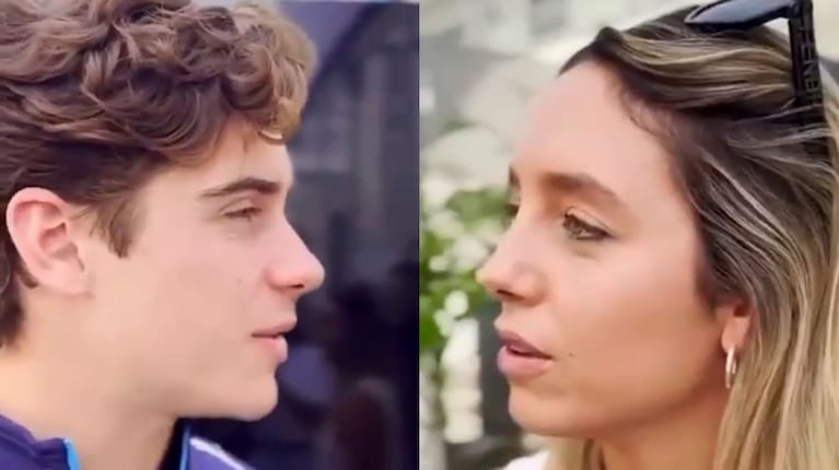 La pícara respuesta de Franco Colapinto a Sofi Martínez en plena entrevista: “No tantos...”  