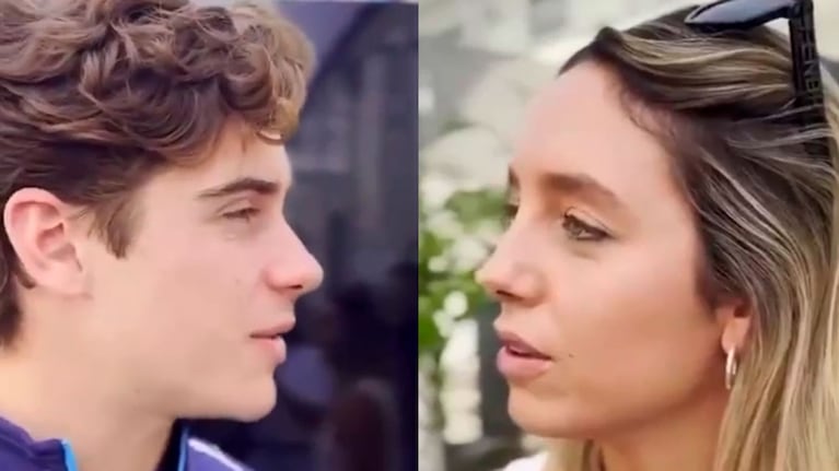 La pícara respuesta de Franco Colapinto a Sofi Martínez en plena entrevista: “No tantos...”