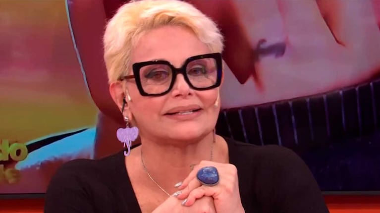 Carmen Barbieri se quebró en vivo y luego hizo una fuerte declaración de amor