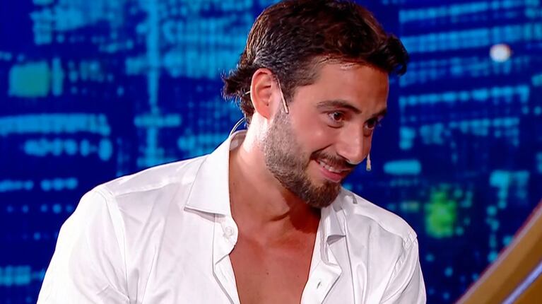 Por qué Nico Occhiato terminó sin camisa en el programa de Susana Giménez