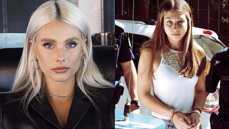Valentina Zenere se convirtió en Nahir Galarza: las imágenes de su increíble transformación