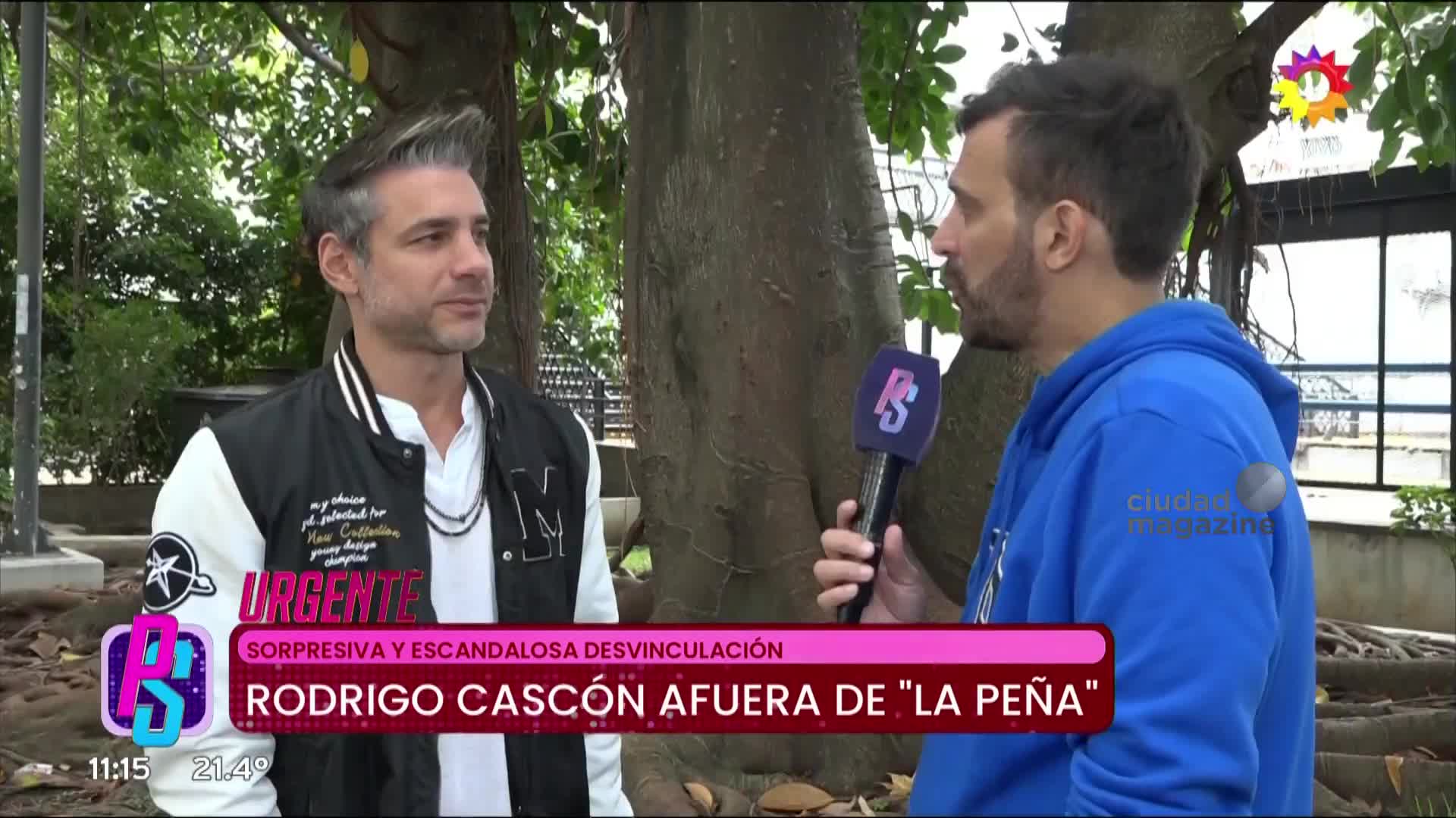 Rodrigo Cascón se explayó sobrre su repentina salida de La Peña de Morfi