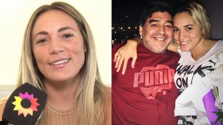 Rocío Oliva reconoció que le habla a Diego Maradona, a casi 3 años de su partida