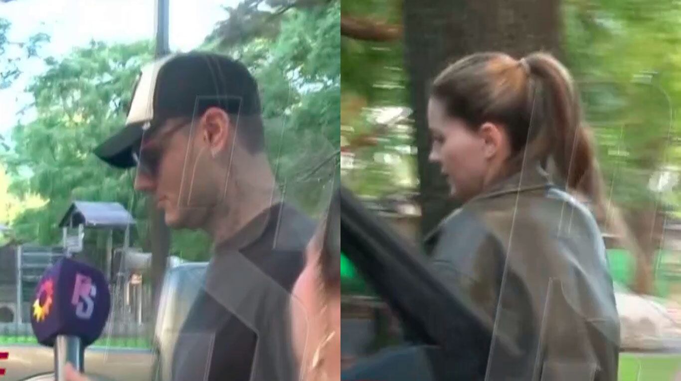 Así se escapaban Mauro Icardi y China Suárez de Puro Show tras su tarde en Palermo