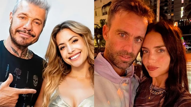 Marcelo Tinelli, Milett Figueroa, Zaira Nara y Facundo Pieres