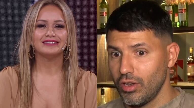La reacción del Kun Agüero cuando le preguntaron por su ex Karina La Princesita en plena nota: “Con ella…”