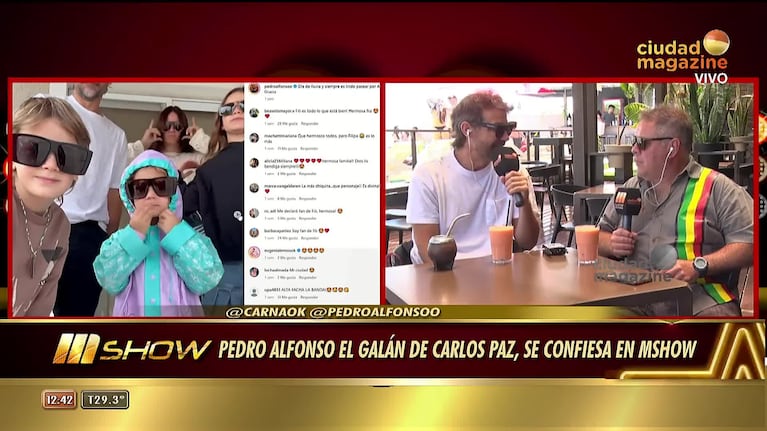 Pedro Alfonso se sinceró sobre cómo manejan con Paula Chaves la exposición de sus hijos en redes sociales