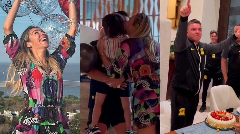 La esposa de Marcelo Gallardo lo sorprendió en Dubai por su cumpleaños, ¡y le dio tremendo pico!