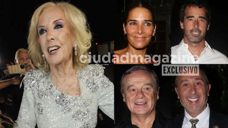 Las fotos de la llegada de Mirtha Legrand y sus invitados a su cumpleaños “Es un día muy feliz”
